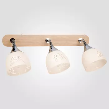 Светильник спот Eurosvet 20051 20051/3 светлое дерево