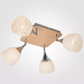 Светильник спот Eurosvet 20051 20051/4 светлое дерево