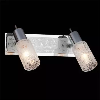 Светильник спот Eurosvet 20101, 1101 20101/2 хром/белый