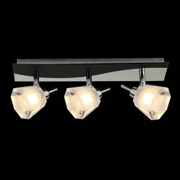 Светильник спот Eurosvet 20116/3 хром/черный