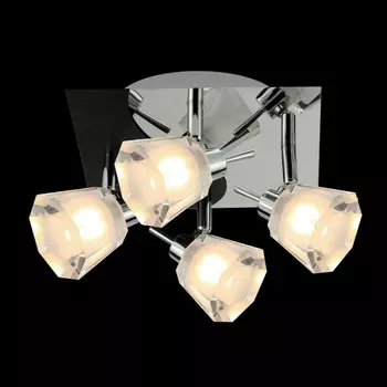 Светильник спот Eurosvet 20116/4 хром/черный