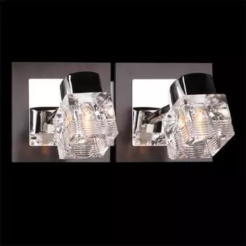 Светильник спот Eurosvet 20140 20140/2 хром/венге