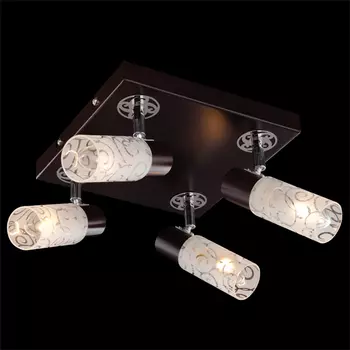 Светильник спот Eurosvet 21130, 1130 21131/4 хром/венге