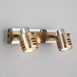 Светильник спот Eurosvet Leonardo 23463/2 хром/античная бронза