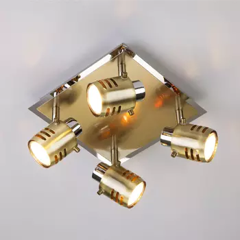 Светильник спот Eurosvet 23463 23463/4 хром/античная бронза