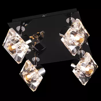 Светильник спот Eurosvet 25331 25331/4 хром/черный