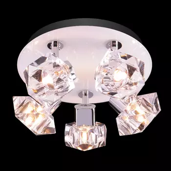 Светильник спот Eurosvet 25332 25332/5 хром/белый