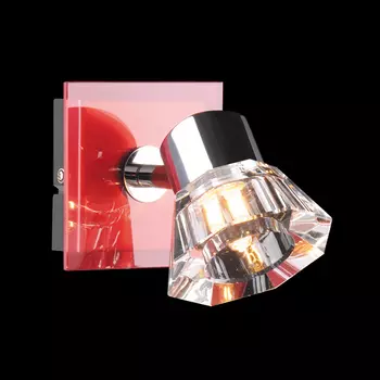 Светильник спот Eurosvet 25333 25333/1 хром/красный