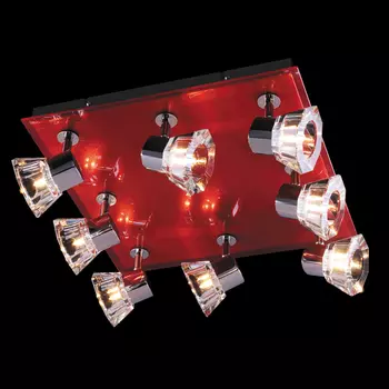 Светильник спот Eurosvet 25333 25333/8 хром/красный