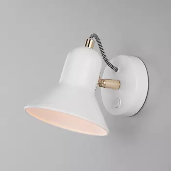 Светильник спот Eurosvet Canotier 20083/1 белый/золото