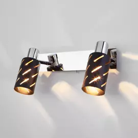 Светильник спот Eurosvet Fente 20090/2 черный/хром