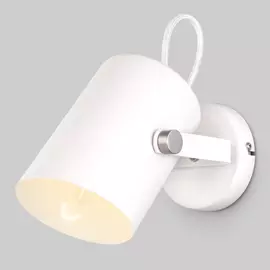 Светильник спот Eurosvet Italio 20093/1 белый/сатин никель