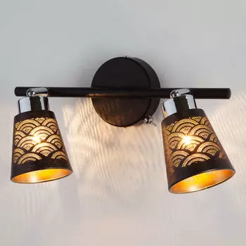 Светильник спот Eurosvet Monte 20061/2 черный