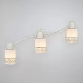 Светильник спот Eurosvet Silvia 20025/3 белый с золотом/ хром