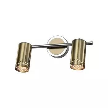 Светильник спот Gerhort G81056 G81056/2wCR+AB AB