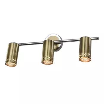 Светильник спот Gerhort G81056 G81056/3wCR+AB AB