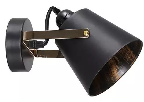 Светильник спот ЭкономСвет 10223 10223/1BK+FG BK