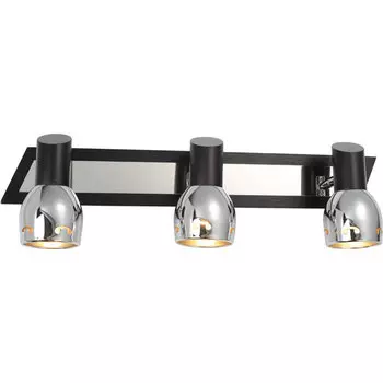 Светильник спот N-Light N-Light 8680 86801-3 chrome + wengue wood