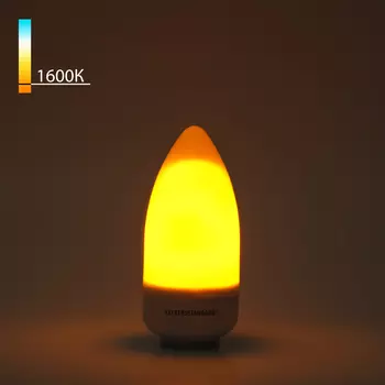 Светодиодная лампа Elektrostandard Лампа BLE1436 3W E14 имитация пламе