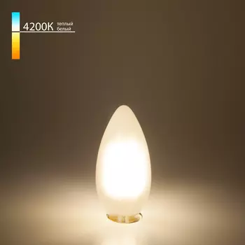 Светодиодная лампа Elektrostandard Свеча 7W 4200K E14 (C35 белый матов