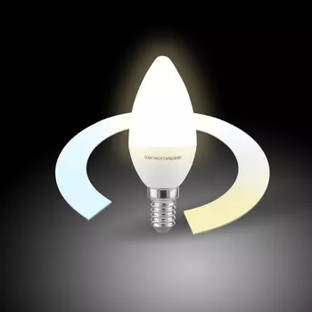 Светодиодная лампа Elektrostandard Умная лампа Свеча LED C37 Е14 5W 33