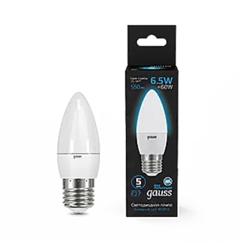 Светодиодная лампа Gauss Black Свеча 103102307