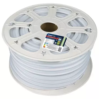 Светодиодный шнур Uniel ULS-N21-2835-120LED/m-8mm-IP67-220V-8W/m-50M-G