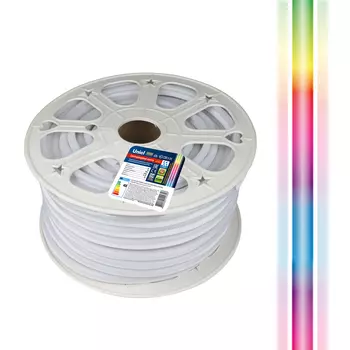 Светодиодный шнур Uniel ULS-N22-5050-80LED/m-8mm-IP67-220V-10W/m-50M-R