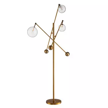 Торшер Delight Collection Globe Mobile KG0965F-3 brass