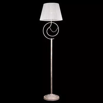 Торшер Eurosvet 01004, 01005 01004/1 белый с золотом