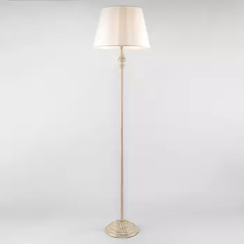 Торшер Eurosvet Berlin 01080/1 белый с золотом