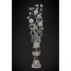 Торшер с цветочками 3691 4-3691-7-BK+YN Y G4 Максисвет
