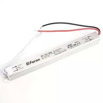 Трансформатор электронный для светодиодной ленты Feron LB001 48010