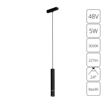 Трековый светильник Arte Lamp Rapid A1159PL-1BK