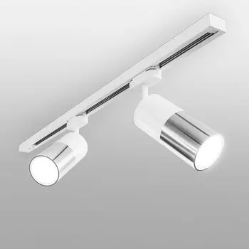 Трековый светильник Elektrostandard Double Topper Avantag Белый матовы