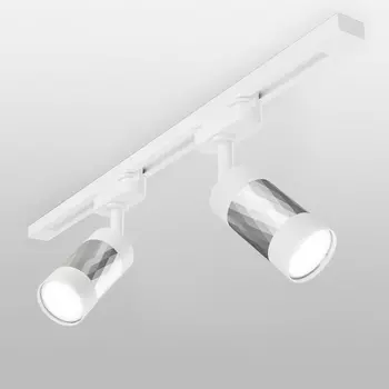 Трековый светильник Elektrostandard Mizar Mizar GU10 Белый/серебро (MR