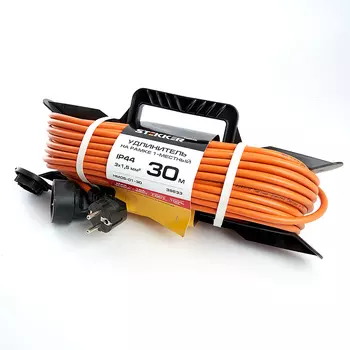 Удлинитель-шнур на рамке 1-местный с/з 3*1,5мм2, 10м, Stekker Home 396