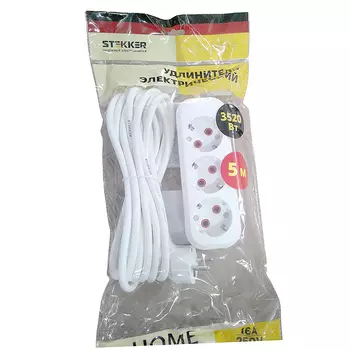 Удлинитель Stekker Home 49349