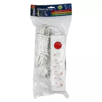 Удлинитель Uniel Standard S-GCD3-3B