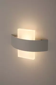 Уличный LED настенный светильник ЭРА WL7 WH+WH