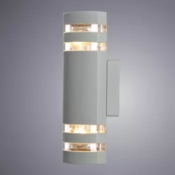 Уличный настенный светильник Arte Lamp Metro A8162AL-2GY