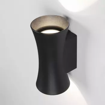 Уличный настенный светильник Elektrostandard 1501 TECHNO LED DUAL черн