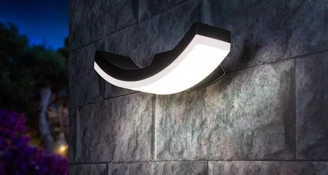 Уличный настенный светильник Elektrostandard 1672 1672 TECHNO LED черный Asretia U