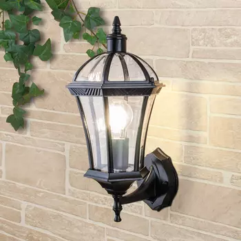 Уличный настенный светильник Elektrostandard Capella Capella черный