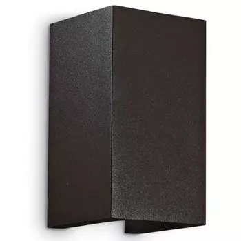 Уличный настенный светильник Ideal Lux Apollo APOLLO AP2 SQUARE NERO