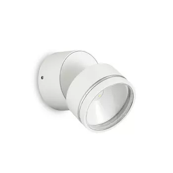 Уличный настенный светильник Ideal Lux Omega OMEGA ROUND AP1 BIANCO