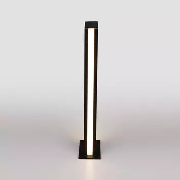 Уличный наземный светильник Elektrostandard Flat 1538 TECHNO LED чёрны