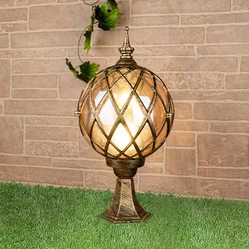 Уличный наземный светильник Elektrostandard Sirius Sirius S черное зол