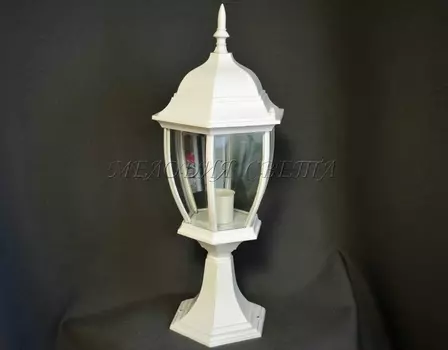 Уличный наземный светильник Мелодия Света Street P-02-M-1 WT 000021901