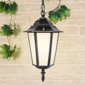 Уличный подвесной светильник Elektrostandard 1004 1004H черное золото